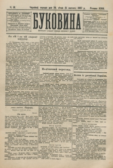 Bukovina. R. 23, č. 10 (1907)