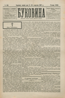 Bukovina. R. 23, č. 106 (1907)