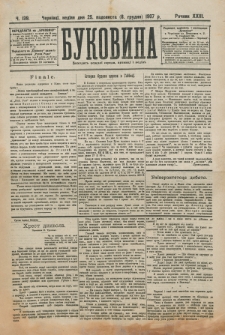 Bukovina. R. 23, č. 139 (1907)