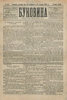 Bukovina. R. 23, č. 141 (1907)