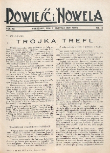 Powieść i Nowela. R. 21, nr 14 (6 kwietnia 1929)