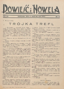 Powieść i Nowela. R. 21, nr 15 (13 kwietnia 1929)