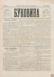 Bukovina. R. 12, č. 196 (1896)