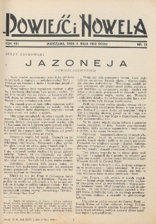 Powieść i Nowela. R. 21, nr 18 (4 maja 1929)