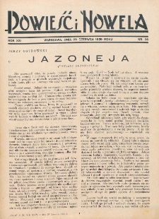 Powieść i Nowela. R. 21, nr 26 (29 czerwca 1929)