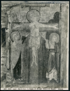 Roma - Ipogeo - Gesù in Croce - la Vergine e S. Giovanni - Chiesa di S. Clemente