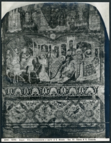 Roma - Ipogeo - Vita, riconoscimento e morte di S. Alessio - Sec. XI - Chiesa di S. Clemente