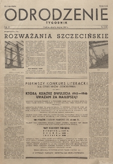 Odrodzenie : tygodnik. R. 4, nr 2=111 (12 stycznia 1947)