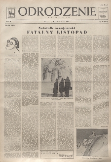 Odrodzenie : tygodnik. R. 4, nr 16=125 (20 kwietnia 1947)