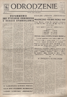 Odrodzenie : tygodnik. R. 4, nr 18=127 (4 maja 1947)