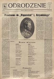 Odrodzenie : tygodnik. R. 4, nr 26=135 (29 czerwca 1947)