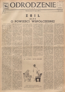 Odrodzenie : tygodnik. R. 4, nr 35=144 (31 sierpnia 1947)