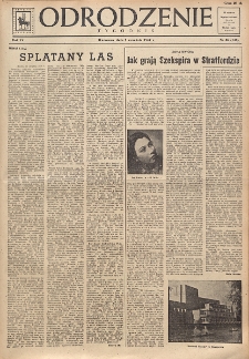 Odrodzenie : tygodnik. R. 4, nr 36=145 (7 września 1947)