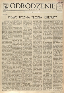 Odrodzenie : tygodnik. R. 4, nr 41=150 (12 października 1947)