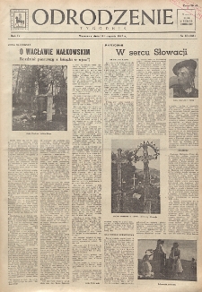 Odrodzenie : tygodnik. R. 4, nr 47=156 (23 listopada 1947)