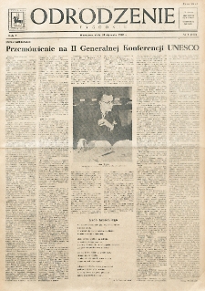 Odrodzenie : tygodnik. R. 5, nr 4=165 (25 stycznia 1948)