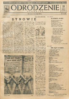 Odrodzenie : tygodnik. R. 5, nr 18=179 (2 maja 1948)