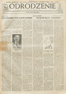 Odrodzenie : tygodnik. R. 5, , nr 19=180 (9 maja 1948)