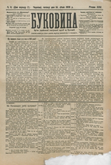 Bukovina. R. 25, č. 9 (1909)