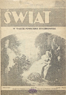 Świat : pismo tygodniowe ilustrowane poświęcone życiu społecznemu, literaturze i sztuce. R. 33, nr 3 (22 stycznia 1938)