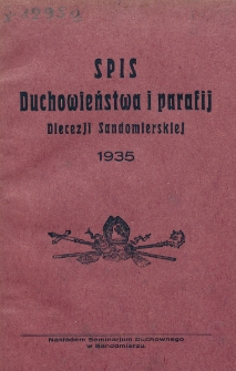 Spis Duchowieństwa i Parafij Diecezji Sandomierskiej 1935