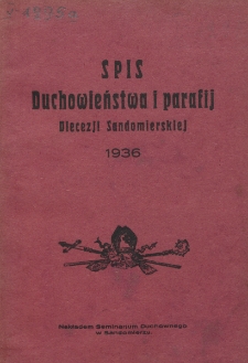 Spis Duchowieństwa i Parafij Diecezji Sandomierskiej 1936