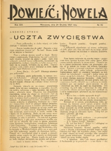 Powieść i Nowela. R. 19, nr 52 (24 grudnia 1927)