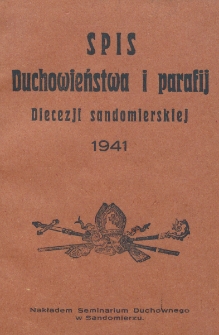 Spis Duchowieństwa i Parafij Diecezji Sandomierskiej 1941