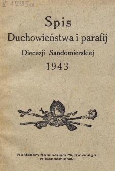 Spis Duchowieństwa i Parafij Diecezji Sandomierskiej 1943