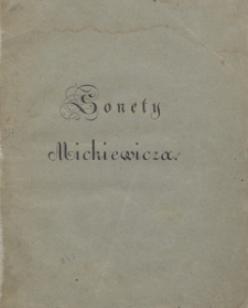 Sonety Adama Mickiewicza.