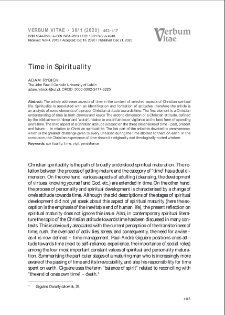 Time in Spirituality