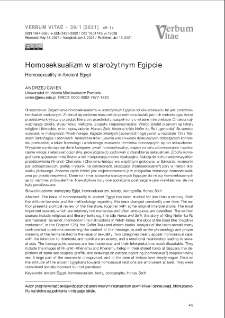 Homoseksualizm w starożytnym Egipcie