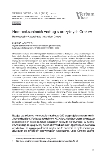 Homoseksualność według starożytnych Grek&oacute;w