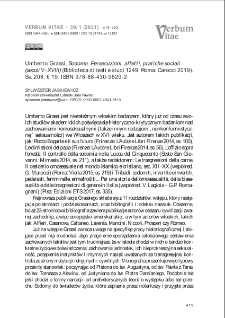 Recenzja : Umberto Grassi, Sodoma. Persecuzioni, affetti, pratiche sociali (secoli V&ndash;XVIII) (Biblioteca di testi e studi 1249; Roma: Carocci 2019). Ss. 208. ISBN 978-88-430-9529-2