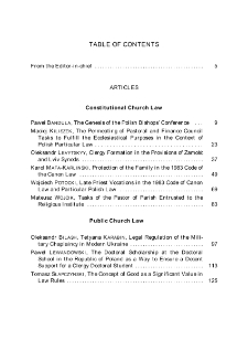 Table of Contents. T. 9 = 22, nr 2 (2020)
