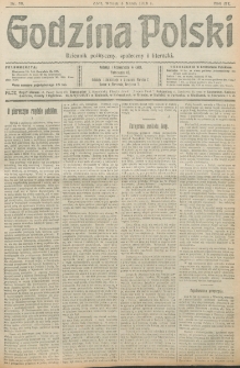 Godzina Polski : dziennik polityczny, społeczny i literacki. R. 3, nr 63 (5 marca 1918)