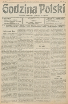 Godzina Polski : dziennik polityczny, społeczny i literacki. R. 3, nr 83 (25 marca 1918)