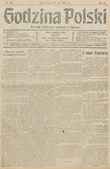 Godzina Polski : dziennik polityczny, społeczny i literacki. R. 3, nr 138 (23 maja 1918)
