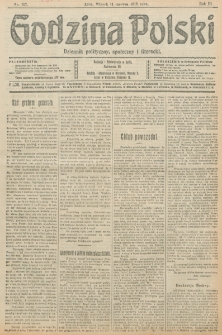 Godzina Polski : dziennik polityczny, społeczny i literacki. R. 3, nr 157 (11 czerwca 1918)