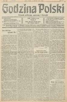 Godzina Polski : dziennik polityczny, społeczny i literacki. R. 3, nr 158 (12 czerwca 1918)