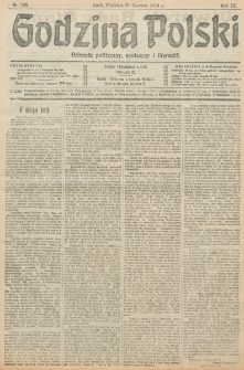 Godzina Polski : dziennik polityczny, społeczny i literacki. R. 3, nr 169 (23 czerwca 1918)