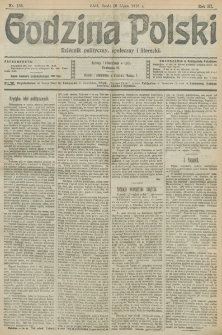 Godzina Polski : dziennik polityczny, społeczny i literacki. R. 3, nr 186 (10 lipca 1918)