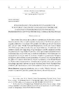 Finansowanie związków wyznaniowych w Republice Włoskiej: zarządzanie środkami z asygnaty podatkowej (otto per mille) przedmiotem krytyki Trybunału Obrachunkowego