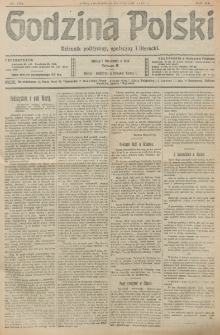Godzina Polski : dziennik polityczny, społeczny i literacki. R. 3, nr 254 (16 września 1918)