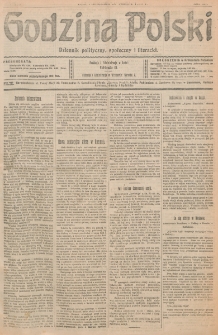 Godzina Polski : dziennik polityczny, społeczny i literacki. R. 3, nr 268 (30 września 1918)