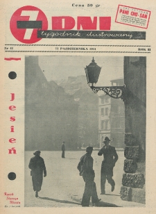 7 Dni : tygodnik ilustrowany. R. 2, nr 41 (11 października 1941)