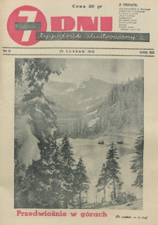 7 Dni : tygodnik ilustrowany. R. 3, nr 9 (28 lutego 1942)