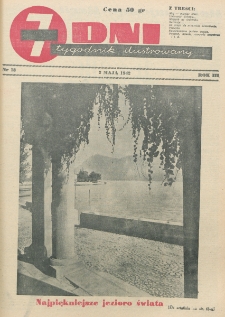 7 Dni : tygodnik ilustrowany. R. 3, nr 18 (2 maja 1942)