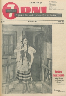 7 Dni : tygodnik ilustrowany. R. 3, nr 19 (9 maja 1942)