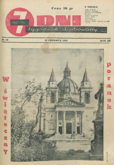 7 Dni : tygodnik ilustrowany. R. 3, nr 26 (27 czerwca 1942)
